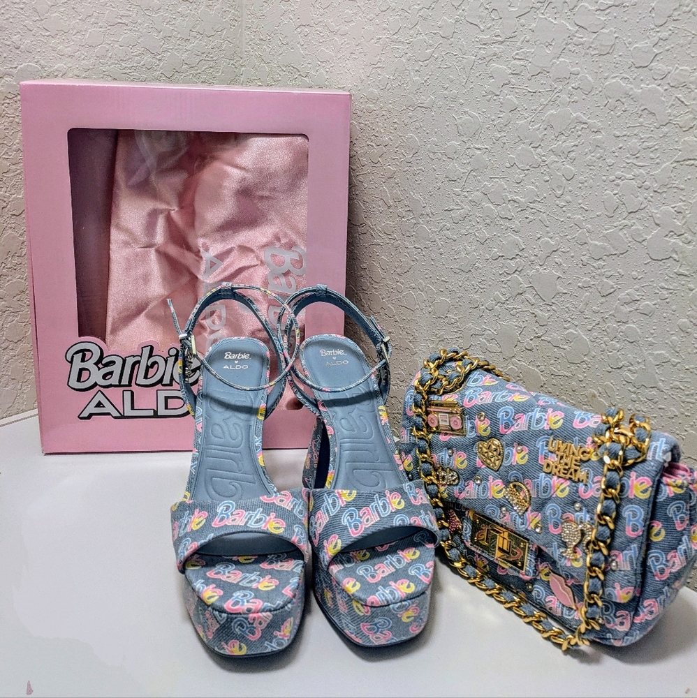 Barbie Women Shoe and Purse Set